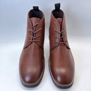 Rodd and Gunn Edendale Men Chukka Boots Cognac Brown Leather Size 44